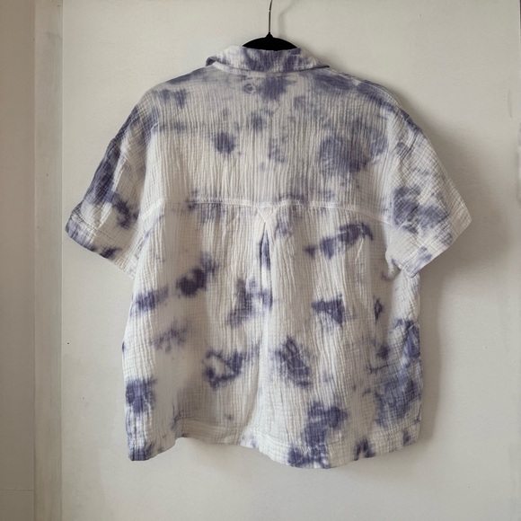 Madewell Women’s Tie Dye Bowling Shirt - Picture 5 of 5